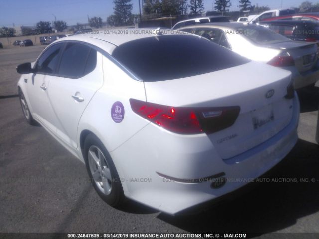 KNAGM4A75F5664471 KIA OPTIMA 2015 - 2