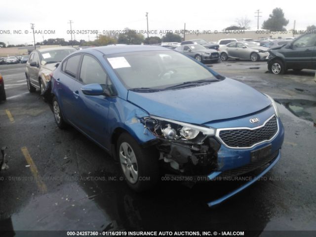 KNAFX4A60F5259547 KIA FORTE 2015